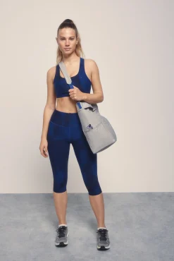 Sujetador deportivo 4D STRECH estampado azul