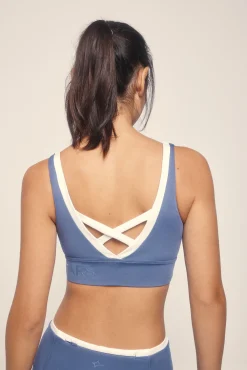Sujetador deportivo 4D Stretch azul
