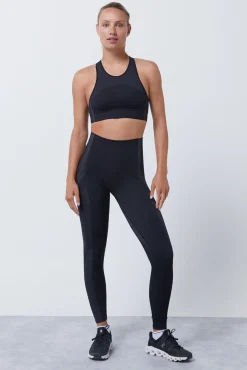 Sujetador deportivo negro Seamless Fit