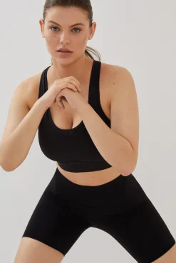 Sujetador deportivo negro 4D Stretch
