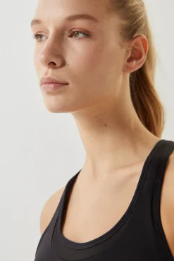 Sujetador deportivo negro 4D Stretch