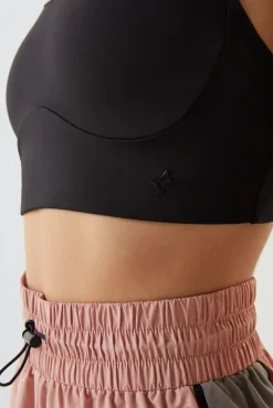 Sujetador deportivo negro 4D Stretch