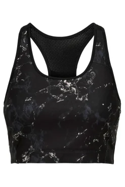 Sujetador deportivo reversible negro/estampado