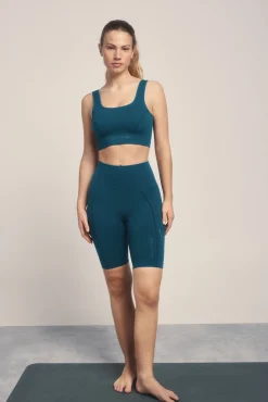 Sujetador deportivo SEAMLESS COMFORT verde oscuro