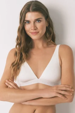 Sujetador halter FANTASTIC algodón marfil