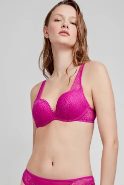 Sujetador push up morado