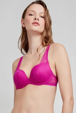 Sujetador push up morado