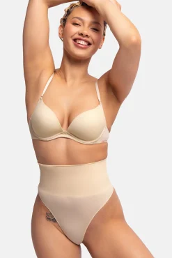 Sujetador push up multiposición nude