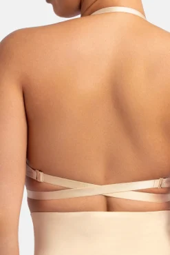 Sujetador push up multiposición nude