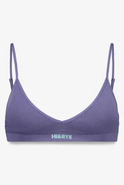 Sujetador seamless triangular azul