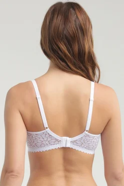 Sujetador sin aros de encaje floral Daily Dentelle