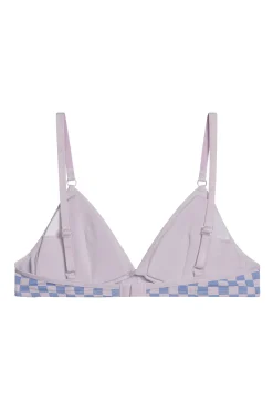 Sujetador triangular de niña estampado sin aros y copas removibles