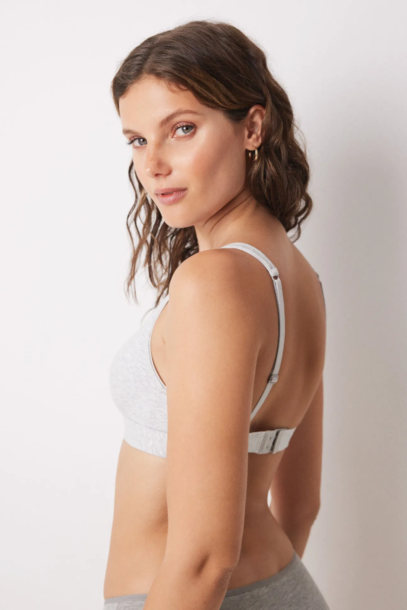 Sujetador triangular LOVELY halter gris