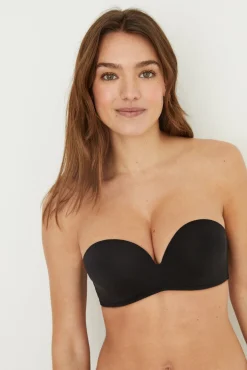 SUPERB Sujetador sin tirantes súper push up microfibra