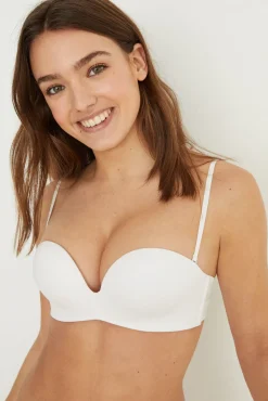 SUPERB Sujetador sin tirantes súper push up microfibra