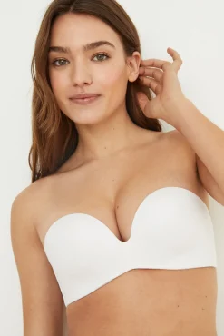 SUPERB Sujetador sin tirantes súper push up microfibra