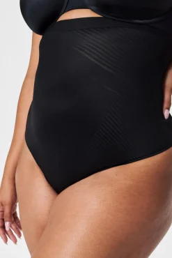 Tanga moldeador de talle alto negro SPANX
