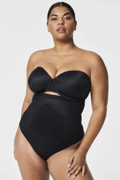 Tanga moldeador de talle alto nude SPANX
