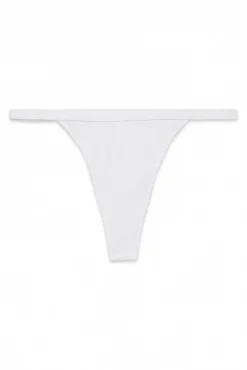 Tanga tanga algodón desagujado blanco