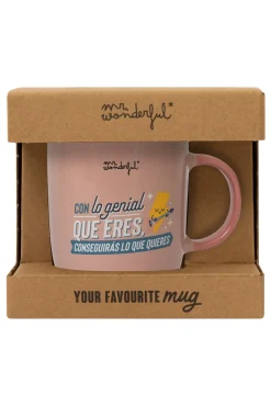 Taza Con lo genial que eres, conseguirás lo que quieres