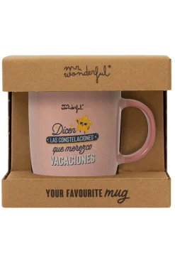 Taza Dicen las constelaciones que merezco vacaciones