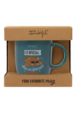 Taza Es oficial: eres un hermano genial