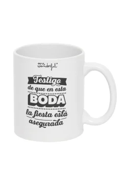 Taza Iconic - Testigo de que en esta boda la fiesta está asegurada