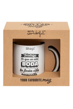 Taza Iconic - Testigo de que en esta boda la fiesta está asegurada