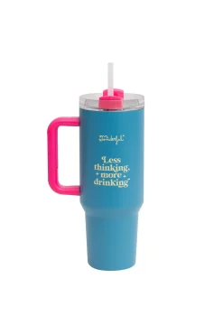Taza take away térmica - Less thinking, more drinking