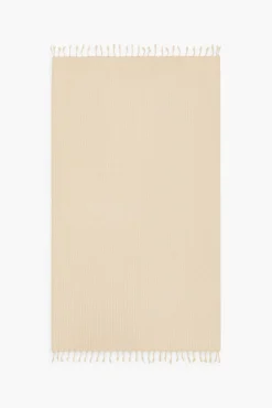 Toalla de playa Ola 100x180 Crudo