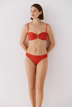 Top bikini anilla dorada
