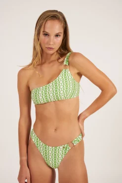 Top bikini asimétrico aro Lea