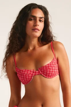 Top bikini balconette cherry