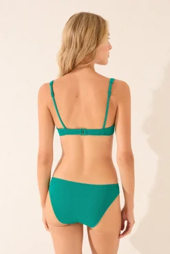 Top bikini balconette rib verde