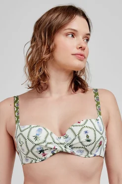 Top bikini capacidad estampado