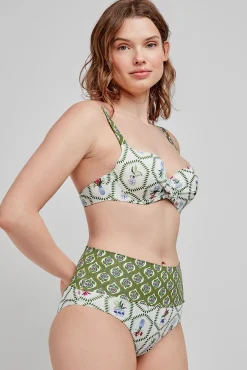Top bikini capacidad estampado