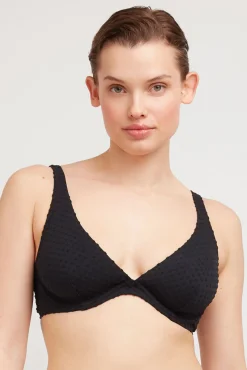 Top bikini capacidad sin relleno negro