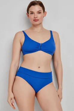 Top bikini capacidad sin relleno azul