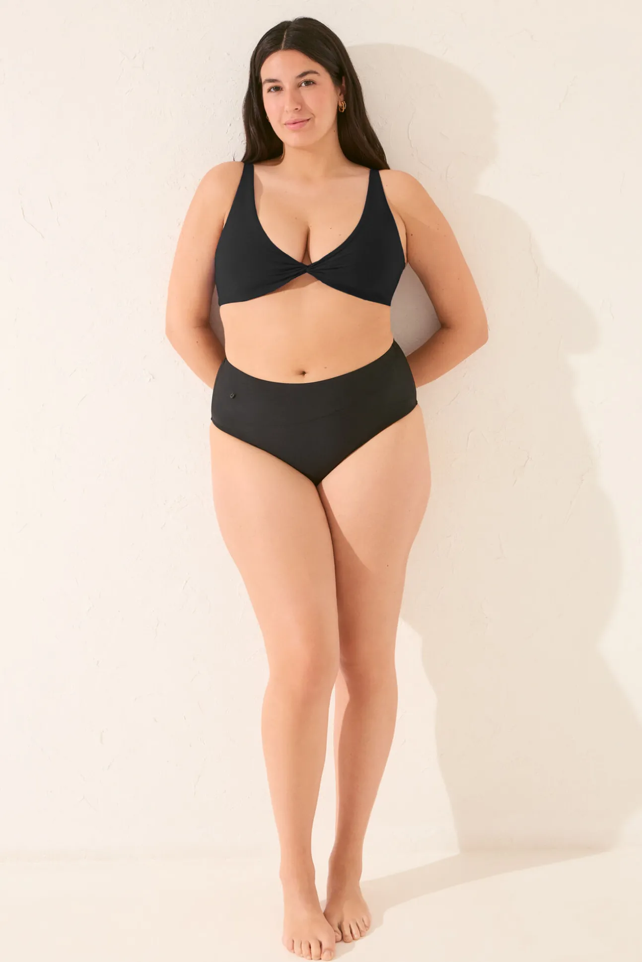 Top bikini halter capacidad negro