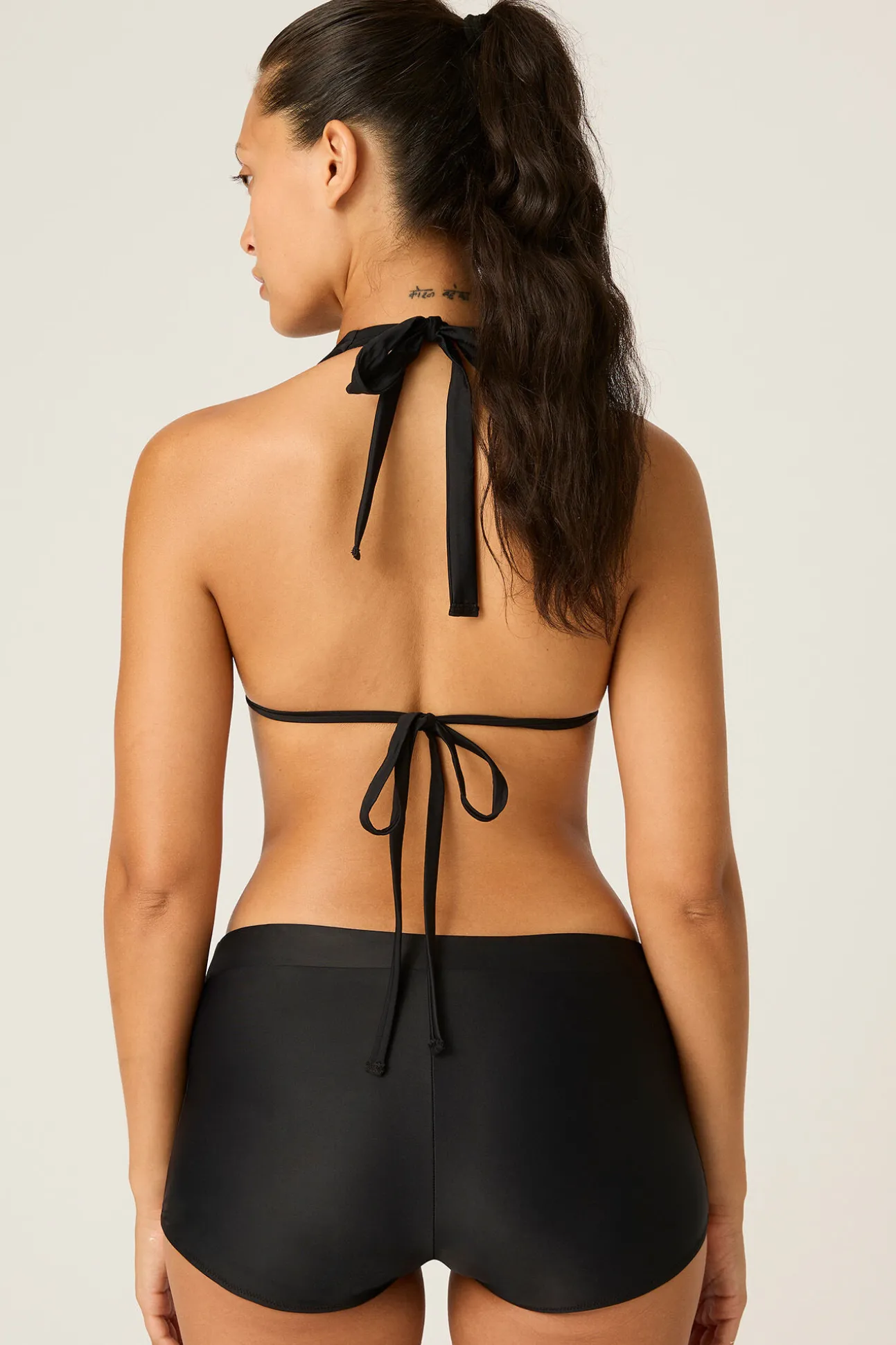 Top Bikini multiposición negro
