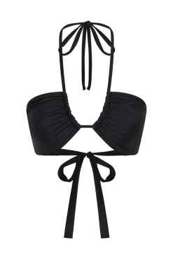 Top Bikini multiposición negro