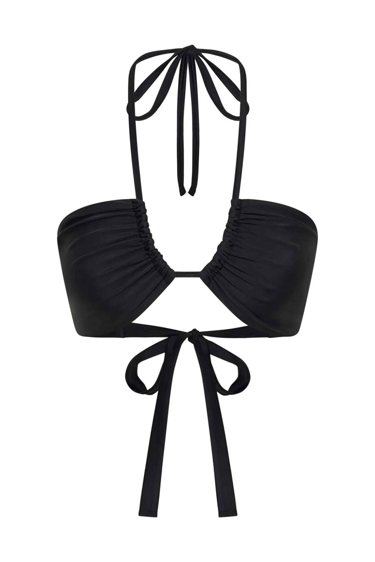 Top Bikini multiposición negro