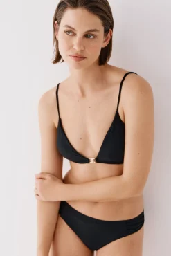 Top bikini negro cadena