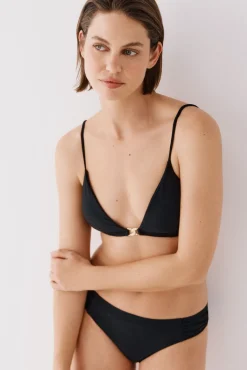 Top bikini negro cadena
