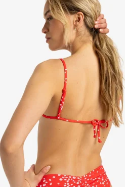 Top de bikini de cobertura media para Mujer