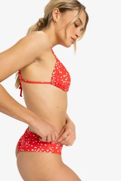 Top de bikini de cobertura media para Mujer