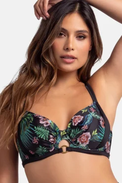 Top de bikini flores