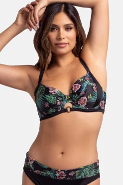 Top de bikini flores