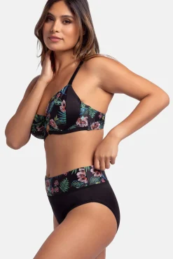 Top de bikini flores