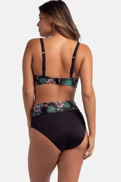 Top de bikini flores